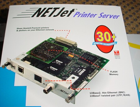 Picture of Emulex Netjet Printerserverkaart voor LaserJet 4 10Mbit