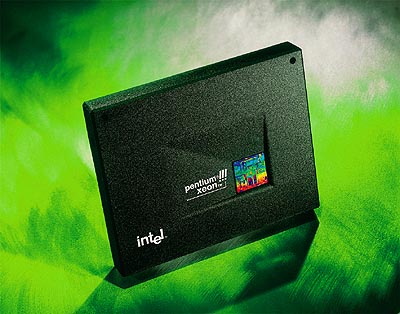 Picture of CPU Intel Pentium II Xeon 350 MHz / 512 KB full speed