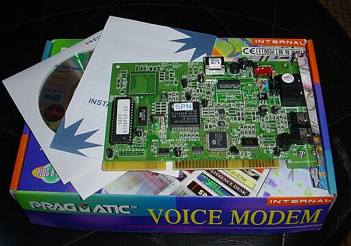 Picture of Rockwell Hardware 33K6 Voice modem ISA 16 bits