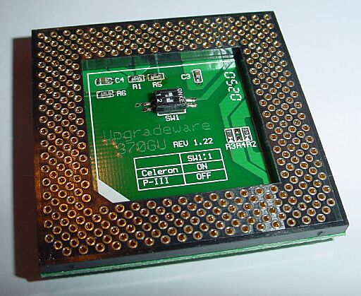 Picture of Kit: Upgradeware 370-GU + Celeron Tualatin 1200 MHz